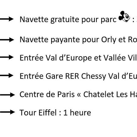 Disneyland Paris, Appartement 70M², Parking Prive Серрі Екстер'єр фото
