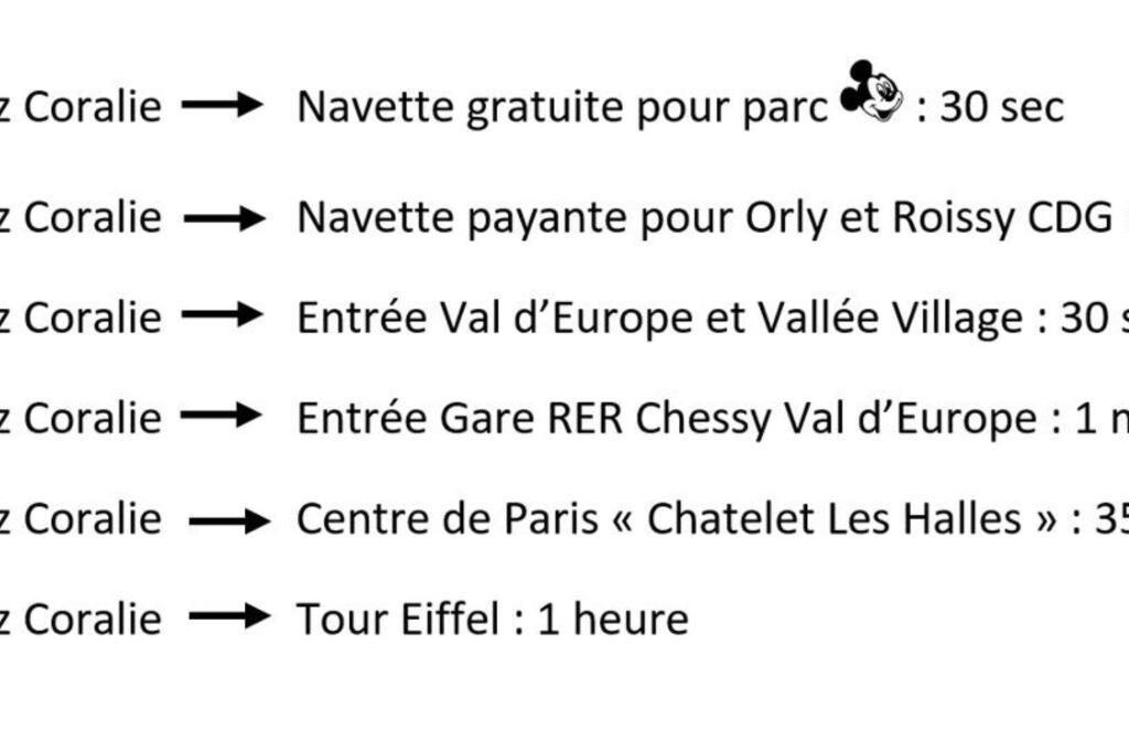 Disneyland Paris, Appartement 70M², Parking Prive Серрі Екстер'єр фото